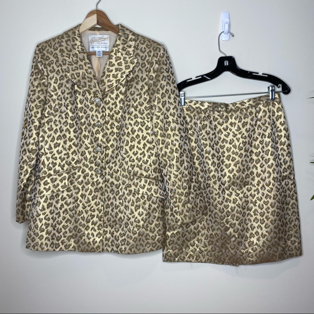 Rickie Freeman for Teri Jon Nites || Saks Fifth Avenue Skirt Suit; Size 10/12